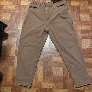 Divided Mom Loose- Fit Twill Pants size 16